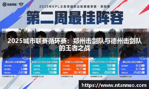 2025城市联赛循环赛：郑州击剑队与德州击剑队的王者之战